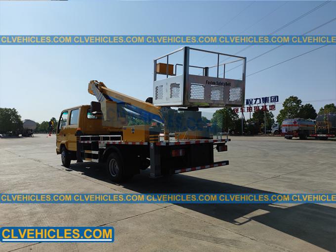 21m Lsuzu Telescopic Boom Bucket Truck Aerial Work Manlift Truck