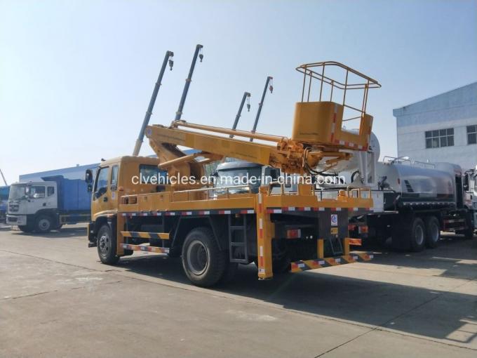 1suzu 20m Straight Arm Telescopic Boom Hydraulic Aerial Platform Truck