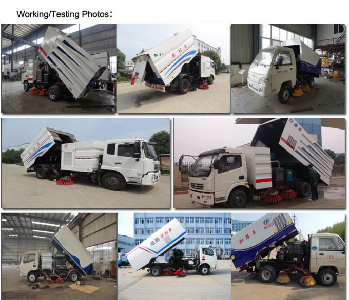 High Quality Isuzu 2000L Water Tank with 8000L Sewage Dusty Tank Road Sweeper Truck