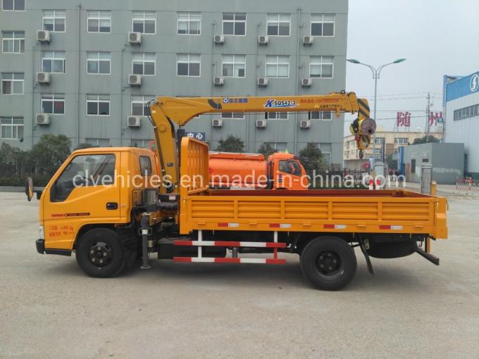 Sinotruk HOWO 4X2 5ton Truck with Crane 4ton Telescopic Boom Crane Truck