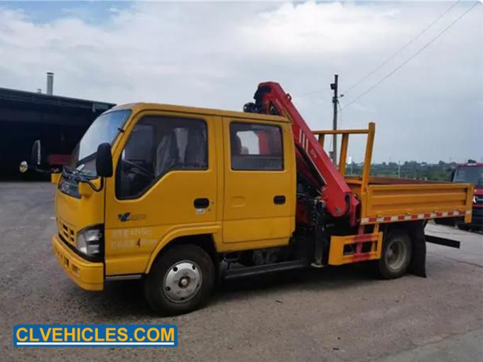 NPR NQR NKR ISUZU Truck Mounted Crane 3 ton Knuckle Crane Truck