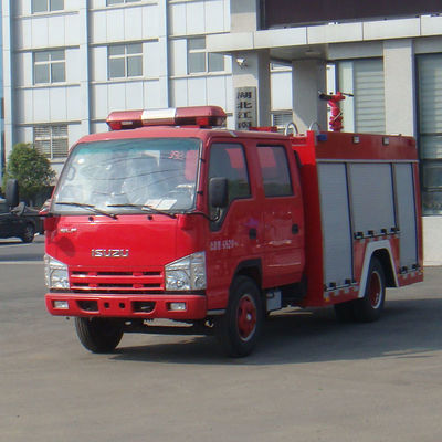 100P ISUZU Fire Fighting Truck Light Duty 98hp 3000kg Max Load