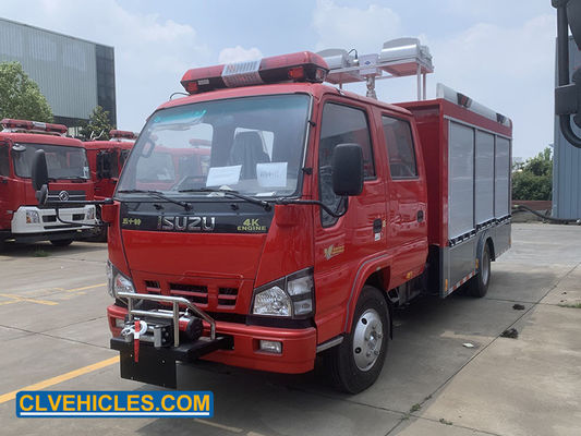 600P 130hp ISUZU Fire Fighting Emergency Rescue Truck Diesel Engine