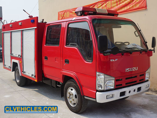 100P 3CBM ISUZU Fire Fighting Truck Light Duty 80km/h 7000kg