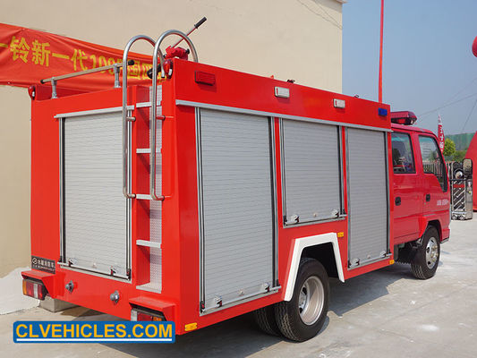 100P 3CBM ISUZU Fire Fighting Truck Light Duty 80km/h 7000kg