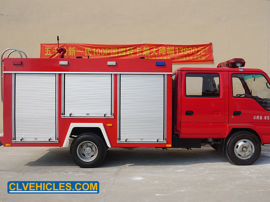 100P 3CBM ISUZU Fire Fighting Truck Light Duty 80km/h 7000kg