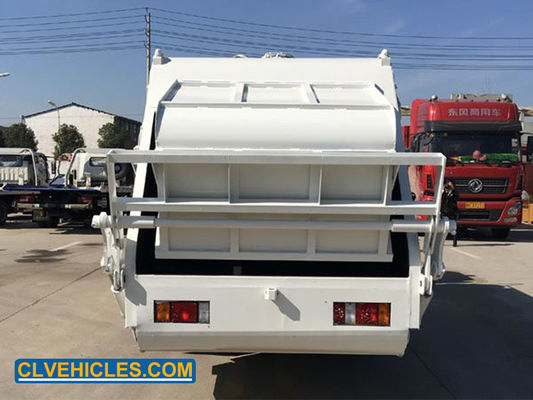 Diesel Hydraulic ISUZU Garbage Truck 130hp 6CBM Compactor Garbage Truck