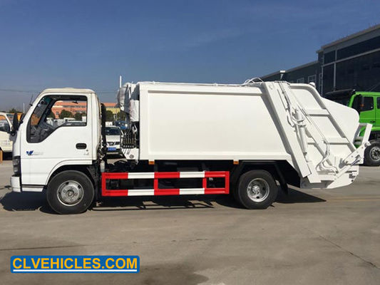 Diesel Hydraulic ISUZU Garbage Truck 130hp 6CBM Compactor Garbage Truck