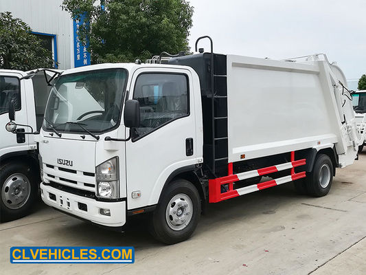 700P 190hp ISUZU Garbage Truck Compressed Rubbish Power Steering
