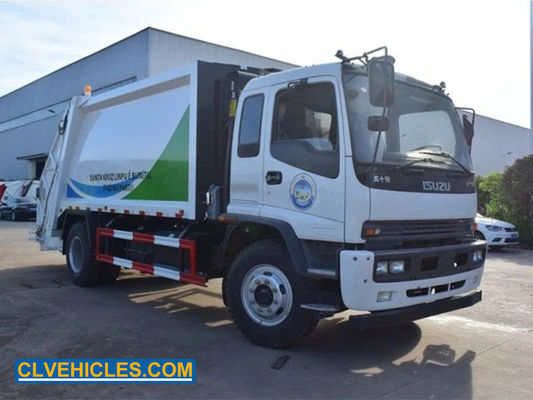 FTR 12CBM 205Hp ISUZU Garbage Truck Diesel Compressed Garbage Truck