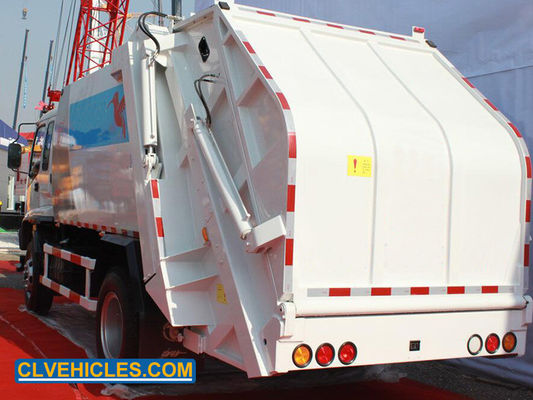 ISUZU FVR 240hp Garbage Truck With Compactor 15000L Steel Sanitation