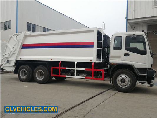FVZ 6X4 300hp ISUZU Garbage Truck 20CBM Small Trash Compactor Truck