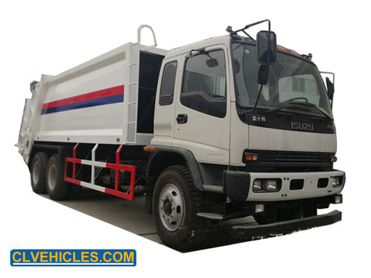 FVZ 6X4 300hp ISUZU Garbage Truck 20CBM Small Trash Compactor Truck