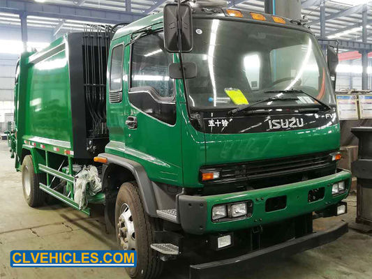 ISUZU FVR 240hp Compact Garbage Truck 15CBM 4x2  For Industrial Use