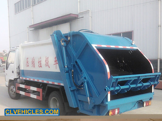 ISUZU 600P 5CBM Waste Compactor Vehicle Equipped With Air Brakes