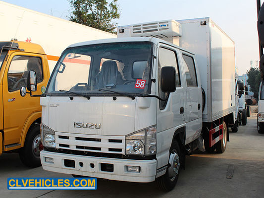 ISUZU ELF Refrigerator Freezer Truck Crew Cab Diesel Light Duty