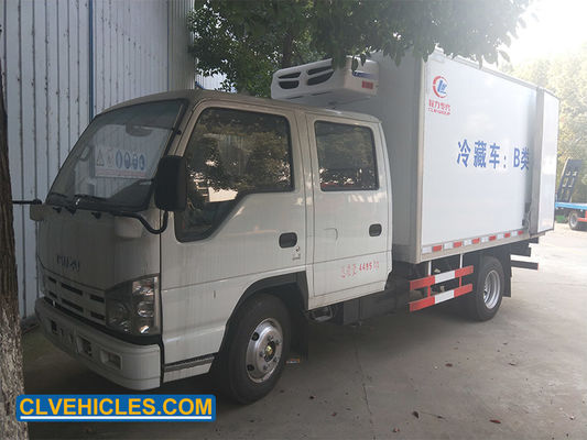 ISUZU ELF Refrigerator Freezer Truck Crew Cab Diesel Light Duty