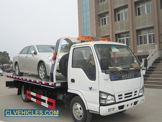 ISUZU N Series Wrecker Tow Truck 130hp 4 ton with Seatbelts for Safety