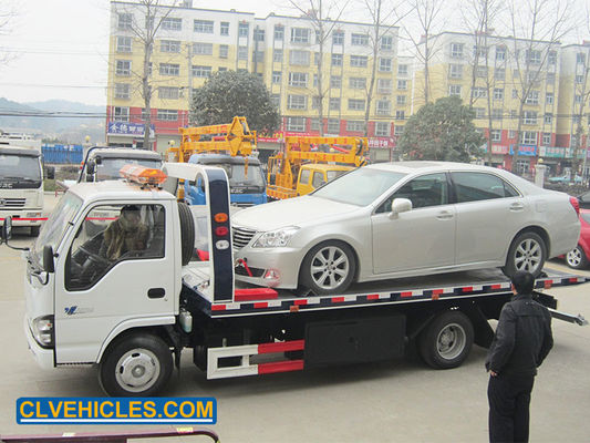 ISUZU N Series Wrecker Tow Truck 130hp 4 ton with Seatbelts for Safety