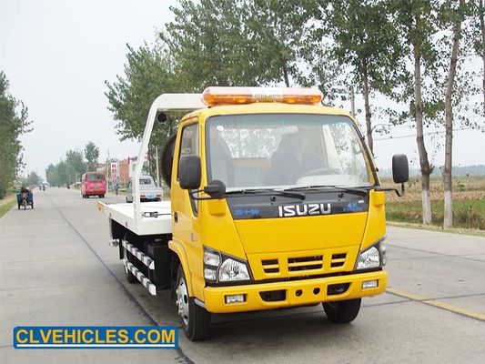 ISUZU N Series Flatbed Wrecker 130hp 4x2 5600mm Length High Durability
