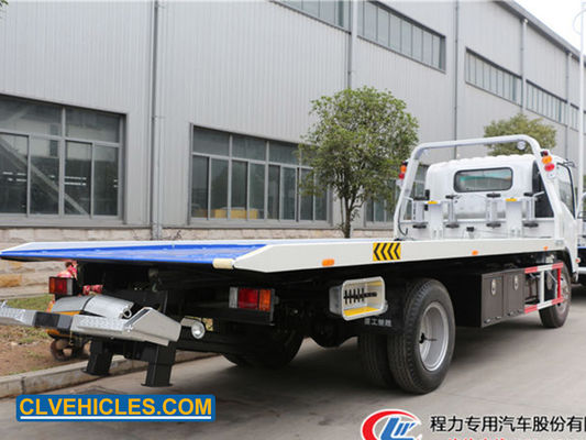 ISUZU 700P Flatbed Wrecker Trucks 190hp 4x2 5 Ton Electric Power