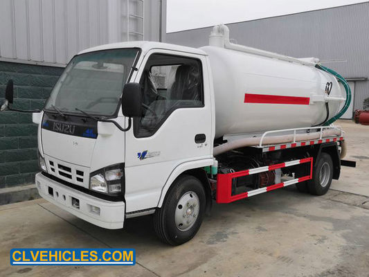 N Series ISUZU Sewage Suction Truck 4x2 Chassis 130hp
