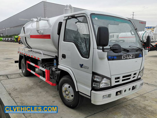 N Series ISUZU Sewage Suction Truck 4x2 Chassis 130hp