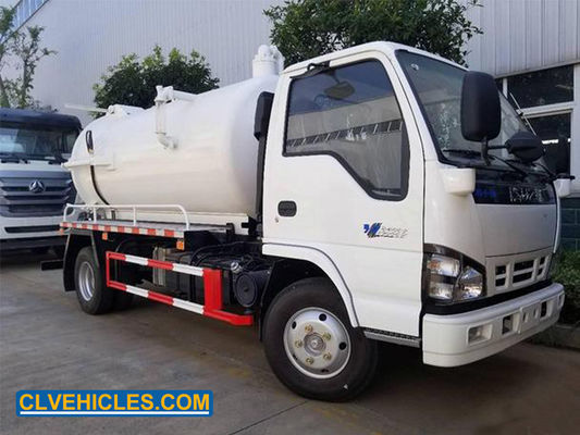 N Series ISUZU Sewage Suction Truck 4x2 Chassis 130hp