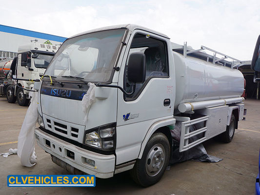 600P ISUZU Fuel Tanker Truck  130hp 5000 Liters Gasoline Tank Truck