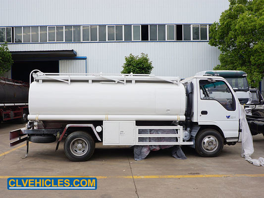 600P ISUZU Fuel Tanker Truck  130hp 5000 Liters Gasoline Tank Truck