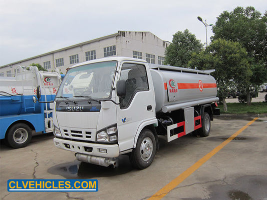 ISUZU N Series Gasoline Tanker Truck 130hp 6000 Liters For Long Distance Hauling
