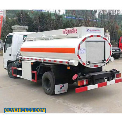 ISUZU Fuel Tanker Truck  With Hose Reel And Rollover Protection System