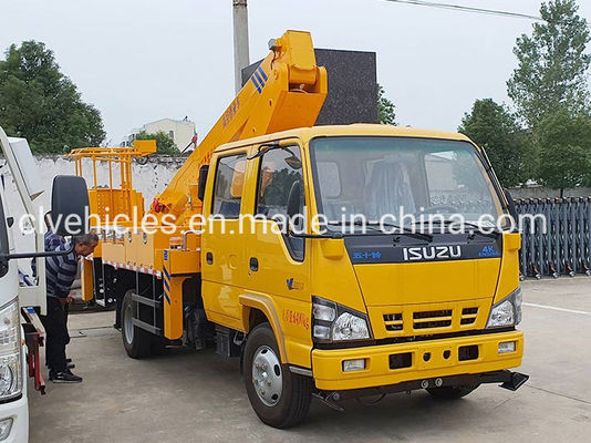 4X2 ISUZU Aerial Platform Truck 22m Truck Mounted Hydraulic Platform