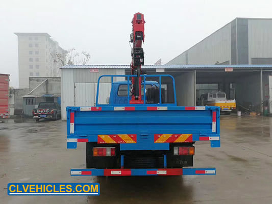 Crew Cabin 600P ISUZU Truck Mounted Crane 4X2 12m Height Lifter Machinery