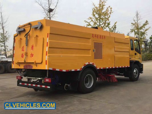ISUZU FTR 205hp Truck Mounted Street Sweeper 4000L Water Tank 8000L Waste Tank