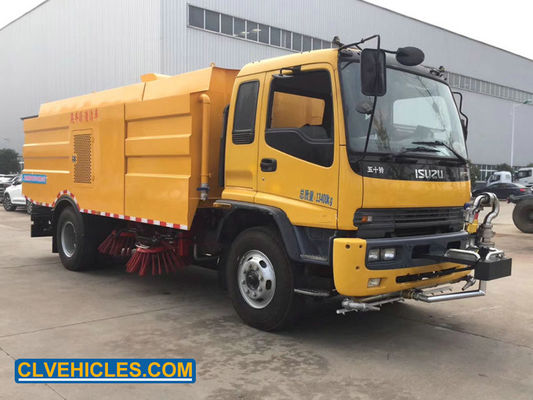ISUZU FTR 205hp Truck Mounted Street Sweeper 4000L Water Tank 8000L Waste Tank