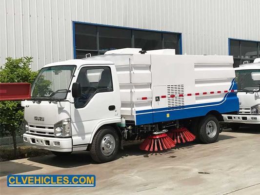 100P ELF 98hp ISUZU Road Sweeper Truck 5000L Euro 3 Emission
