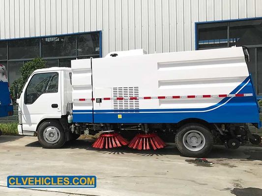 100P ELF 98hp ISUZU Road Sweeper Truck 5000L Euro 3 Emission