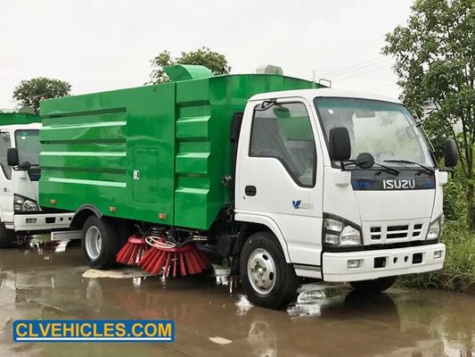 ISUZU N Series Truck Road Sweeper 2500L Water Tank And 5000L Garbage Tank