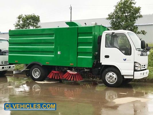 ISUZU N Series Truck Road Sweeper 2500L Water Tank And 5000L Garbage Tank