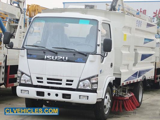Light Duty ISUZU Road Sweeper Truck 130hp clw Street Cleaning Truck