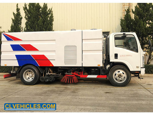 ISUZU 700P 190hp Truck Mounted Vacuum Road Sweeper 7360kg Gvw
