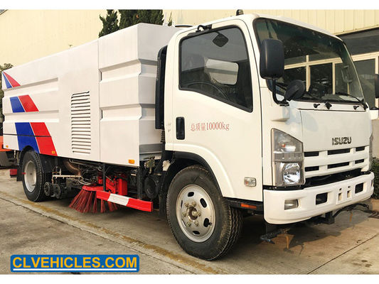 ISUZU 700P 190hp Truck Mounted Vacuum Road Sweeper 7360kg Gvw