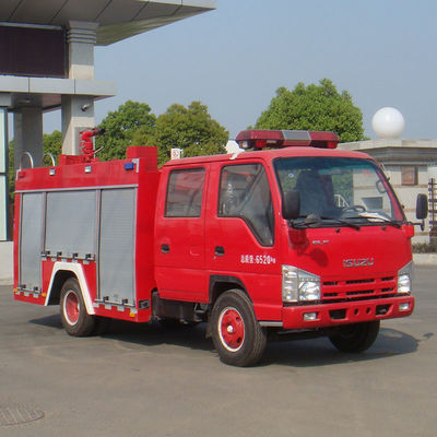 100P ISUZU Fire Fighting Truck Light Duty 98hp 3000kg Max Load