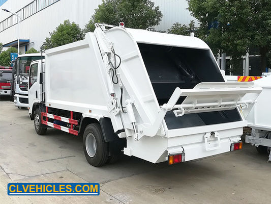 700P 190hp ISUZU Garbage Truck Compressed Rubbish Power Steering