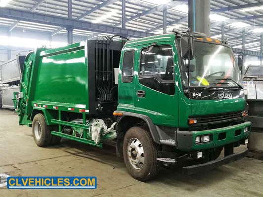 ISUZU FVR 240hp Compact Garbage Truck 15CBM 4x2  For Industrial Use