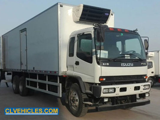 FVZ ISUZU Reefer Truck 6x4 300 Hp 25 Ton Freezing Temperature