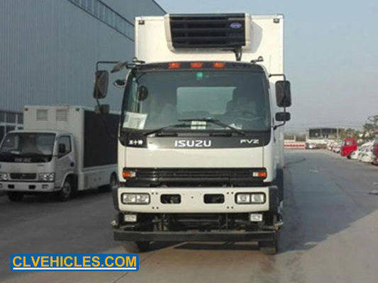 FVZ ISUZU Reefer Truck 6x4 300 Hp 25 Ton Freezing Temperature