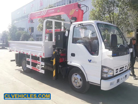 ISUZU N Series telescopic boom truck crane 169kw 130hp 3 ton