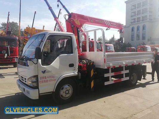 ISUZU N Series telescopic boom truck crane 169kw 130hp 3 ton
